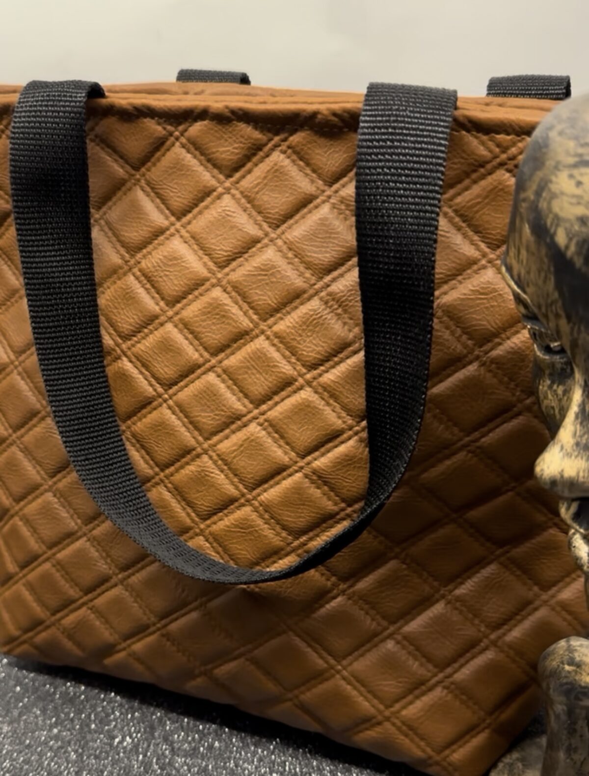CAPITONE MAXX ÇANTA CAMEL - Görsel 2
